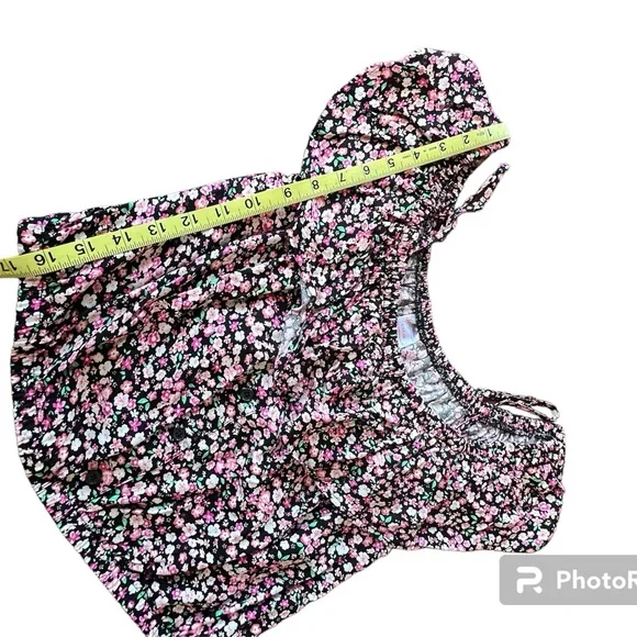 No Boundaries 2 Piece Ruffle Crop Top & Maxi Skirt Set Juniors size L (11-13)! - Picture 6 of 13